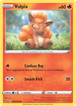 Vulpix - 24/192 - Common - Rebel Clash