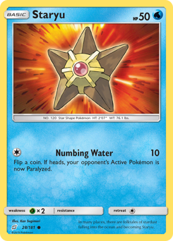 Staryu - 28/181 - Common - Team Up