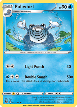 Poliwhirl(Reverse) - 31/196(Rev) - Uncommon - Lost Origin