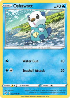 Oshawott(Reverse) - 33/185(Rev) - Common - Vivid Voltage