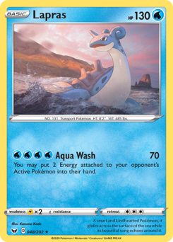 Lapras - 48/202 - Rare - Sword & Shield