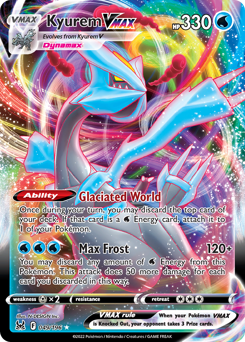 Kyurem VMAX(Reverse) - 49/196(Rev) - Rare Holo VMAX - Lost Origin