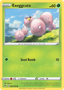 Exeggcute(Reverse) - 4/185(Rev) - Common - Vivid Voltage