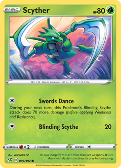 Scyther - 4/192 - Common - Rebel Clash