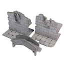4Ground Frozen City Ruins - Two-Storey Walls & Bridge - 7th City