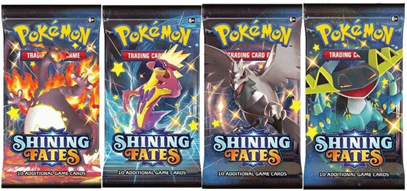 4x Shining Fates Booster Packs - 7th City
