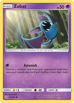 Zubat - 54/149 - Common - Sun & Moon