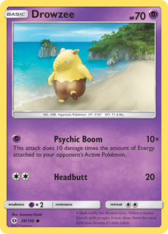 Drowzee - 59/149 - Common - Sun & Moon