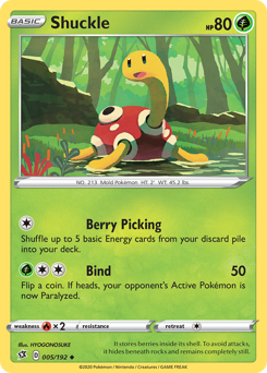 Shuckle - 5/192 - Uncommon - Rebel Clash