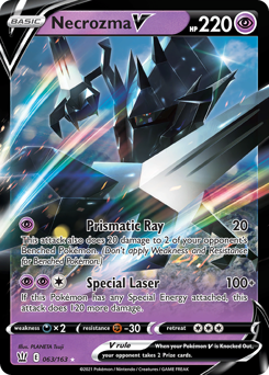 Necrozma V - 63/163 - Rare Holo V - Battle Styles