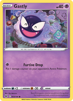 Gastly(Reverse) - 64/196(Rev) - Common - Lost Origin