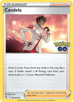 Candela(Reverse) - 65/78(Rev) - Uncommon - Pokémon GO