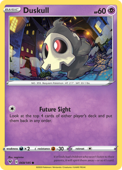 Duskull(Reverse) - 69/185(Rev) - Common - Vivid Voltage