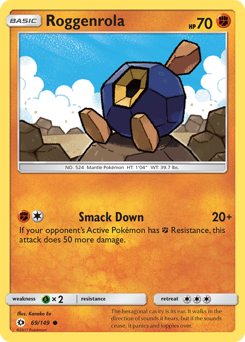 Roggenrola - 69/149 - Common - Sun & Moon