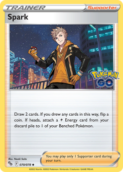 Spark(Reverse) - 70/78(Rev) - Uncommon - Pokémon GO