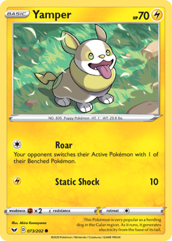 Yamper - 73/202 - Common - Sword & Shield