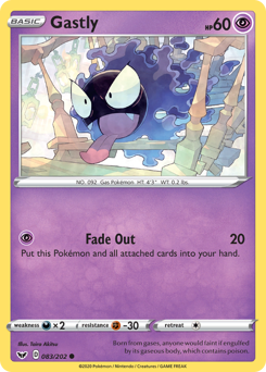 Gastly - 83/202 - Common - Sword & Shield