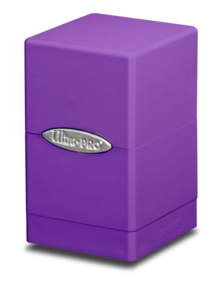 Ultra Pro Satin Tower Deck Box Purple