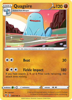 Quagsire(Reverse) - 84/185(Rev) - Rare - Vivid Voltage