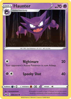 Haunter - 84/202 - Uncommon - Sword & Shield