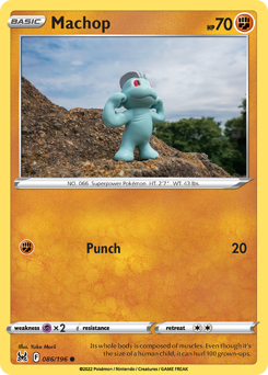 Machop(Reverse) - 86/196(Rev) - Common - Lost Origin