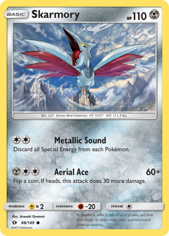 Skarmory - 88/149 - Common - Sun & Moon