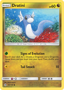 Dratini - 94/149 - Common - Sun & Moon