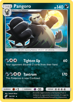 Pangoro - 94/181 - Rare - Team Up