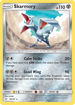 Skarmory - 98/181 - Rare - Team Up