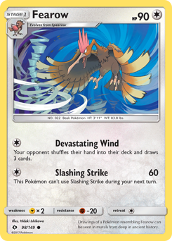 Fearow - 98/149 - Common - Sun & Moon