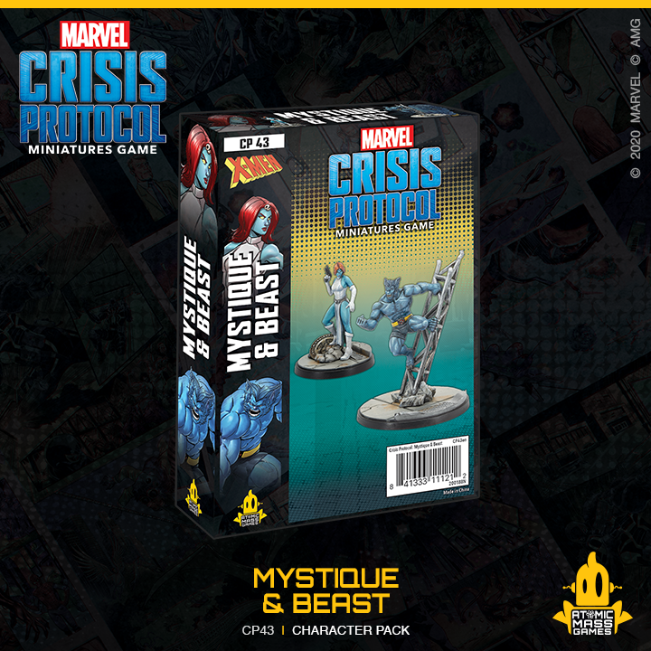Marvel Crisis Protocol: Mystique & Beast Character Pack