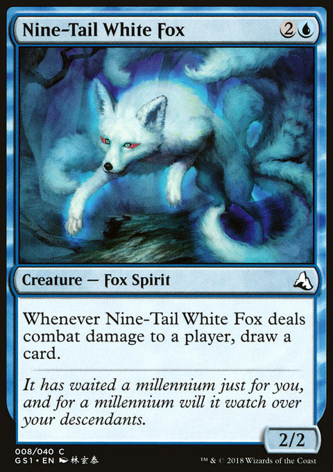 Nine-Tail White Fox