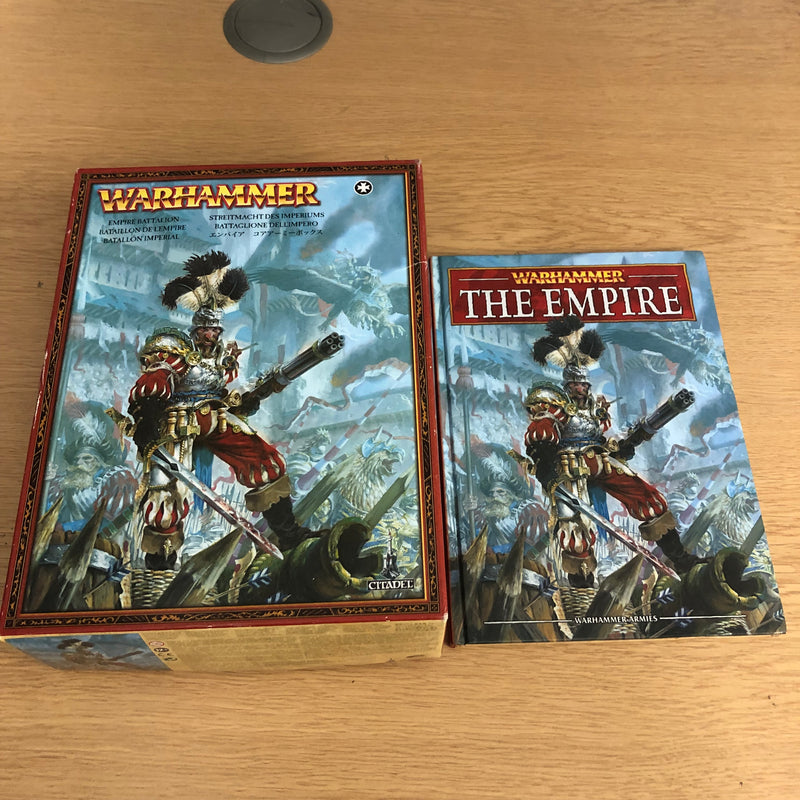 Warhammer Fantasy Empire Battalion Bits and 8th ed Book Bundle (AY014)