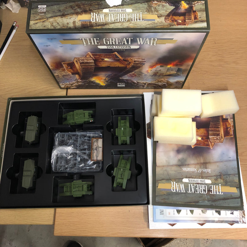 The Great War Board Game Tank Expansion - Slight Box Damage (BD017)