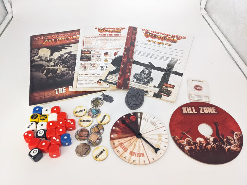 The Walking Dead, All Out War Rules, Measures & Dice (AA165)