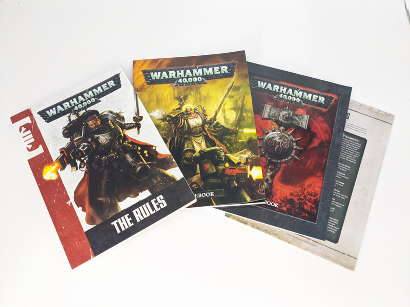 Warhammer 40k Rulebook, bundle, used (AV001)