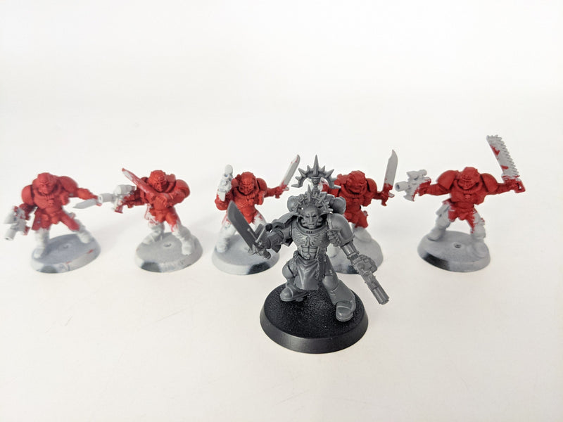 Space Marine Scouts + converted Captain (AC075)