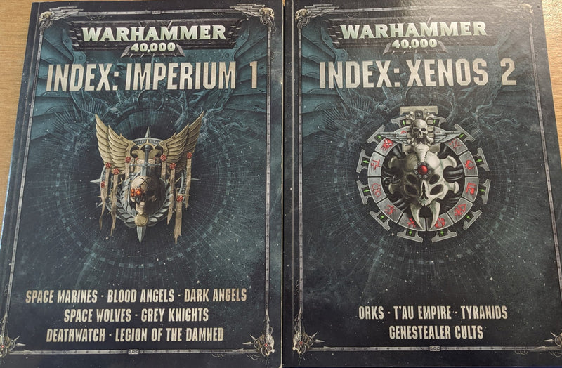 Warhammer 40k Imperium 1 & Xenos 2 Books (P1091)