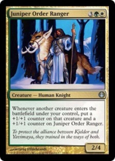 MTG: Juniper Order Ranger - Multi Uncommon - Duel Decks: Knights vs Dragons