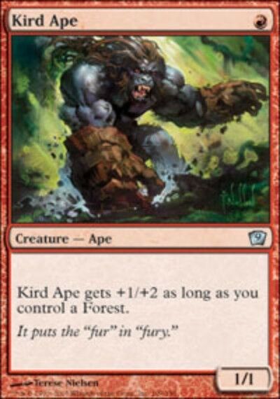 MTG: Kird Ape - Red Uncommon - 9th Edition - 9ED - Magic Card