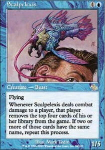MTG: Scalpelexis - Blue Rare - Judgment - JUD - Magic Card