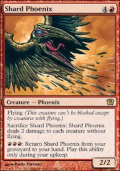 MTG: Shard Phoenix - Red Rare - 9th Edition- 9ED - Magic Card