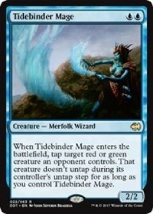 MTG: Tidebinder Mage - Blue Rare - Duel Decks: Merfolk vs Goblins