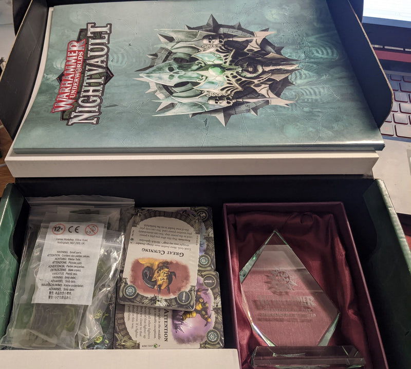 Warhammer Underworlds Shadespire OP Kit 2019 Complete with Trophy.