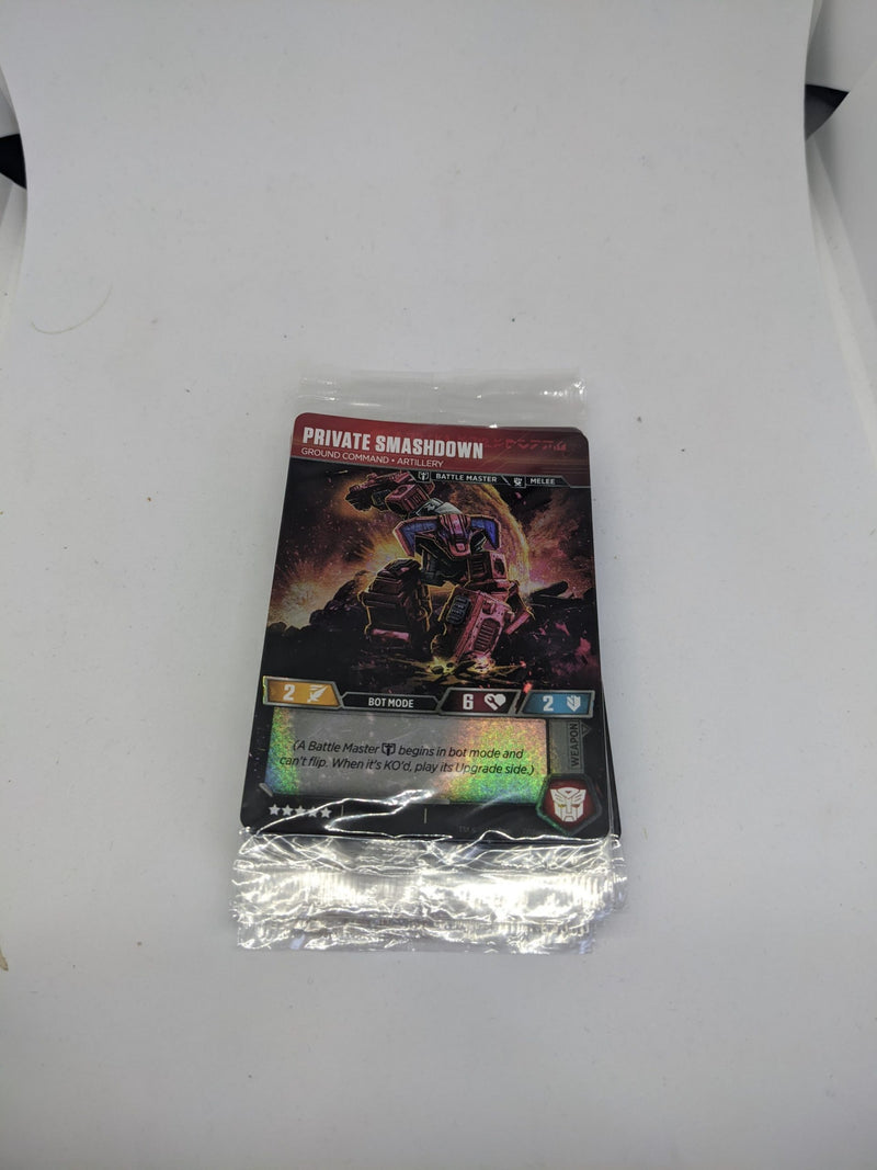 Transformers Card Game Private Smashdown x1 (AE033)