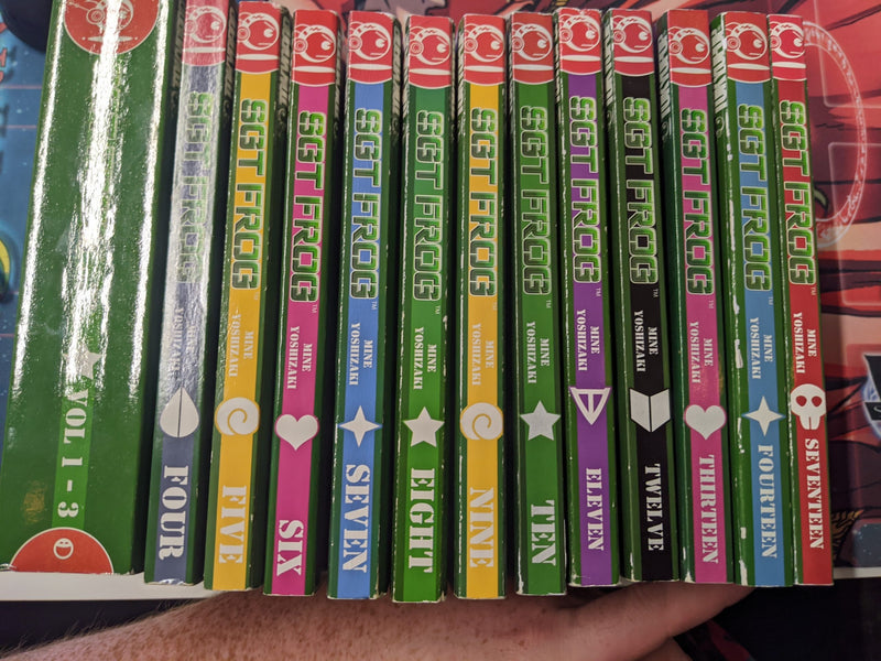 Sgt Frog Manga Bundle Vol 1-14 + 17 (S2010)