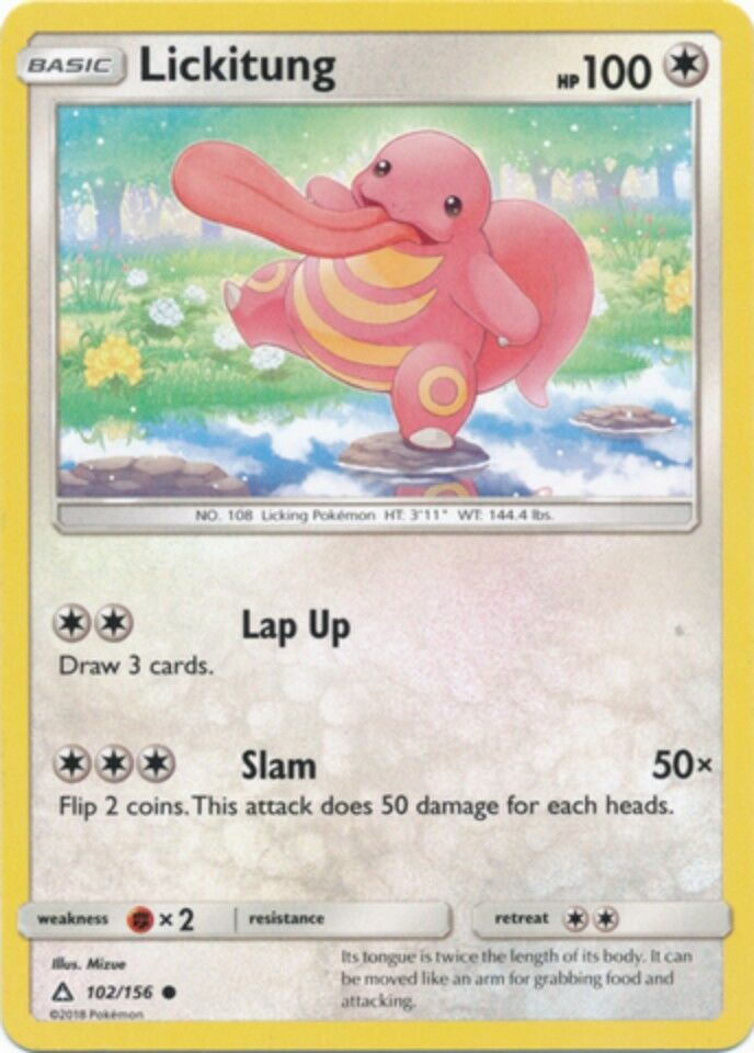 Lickitung - 102/156 - Common - Sun & Moon: Ultra Prism