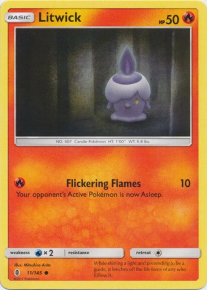 Litwick - 11/145 - Common - Sun & Moon: Guardians Rising