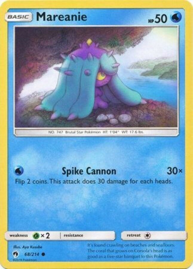 Mareanie 68/214 - Common - Lost Thunder