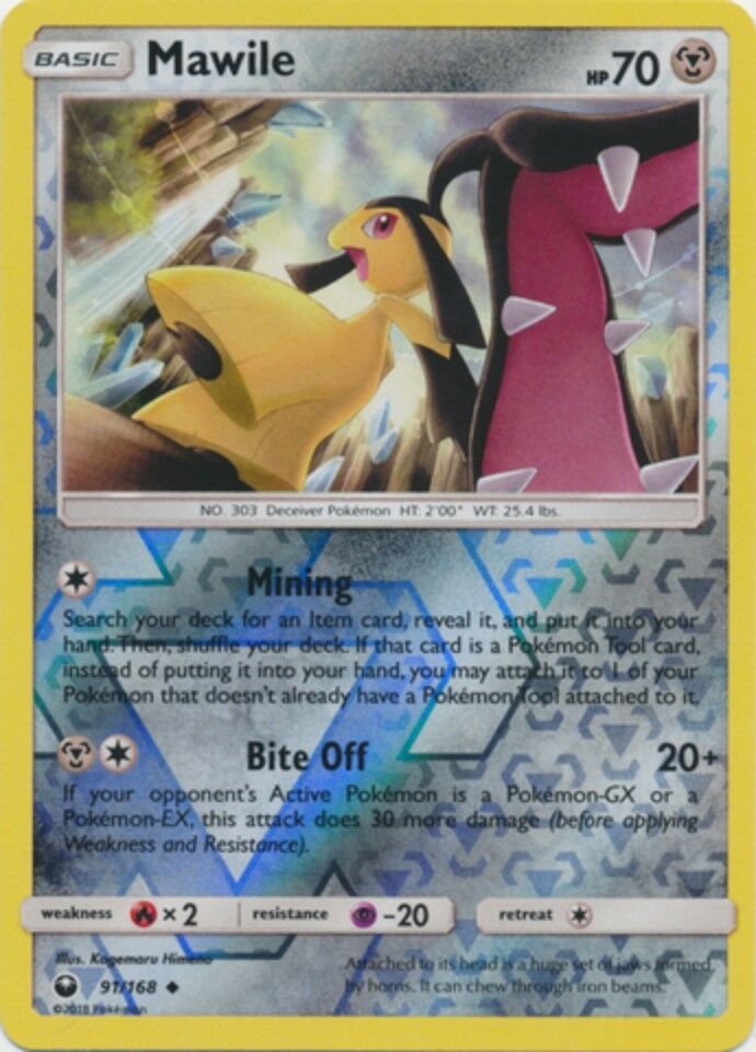 Mawile Reverse Holo - 91/168 - Uncommon - Celestial Storm